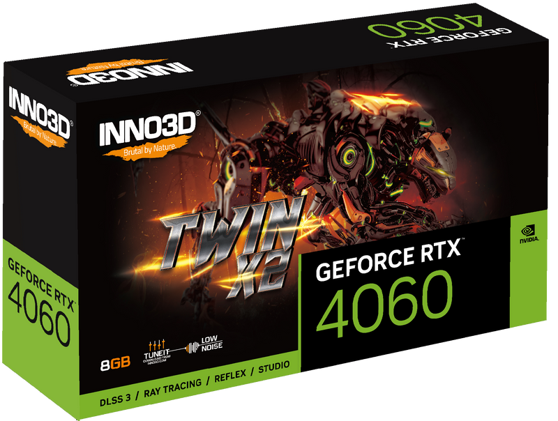 INNO3D GeForce RTX 4060 TWIN X2 8GB GDDR6 