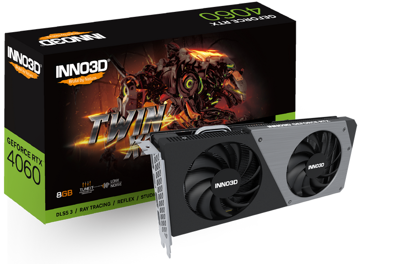 INNO3D GeForce RTX 4060 TWIN X2 8GB GDDR6 