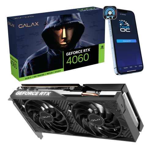 GALAX RTX 4060 1-Click OC 2X 8GB GDDR6
