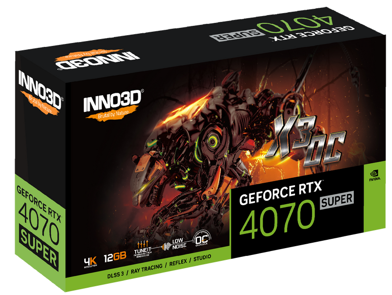 INNO3D GeForce RTX 4070 Super X3 OC 12GB GDDR6X