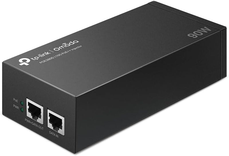 TP-Link TL-POE380S Omada PoE++ Injector Adapter with Plug &amp; Play Easy Installation and Wall-Mounting and Desktop Design