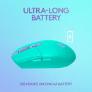 Logitech G304 Lightspeed Wireless Gaming Mouse 無線遊戲滑鼠 - Mint Green 薄荷綠色 910-006380 原裝行貨