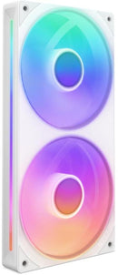 NZXT F240 RGB Core 2x120mm Single-Frame Case Fan WHITE 白色 RF-U24HF-W1