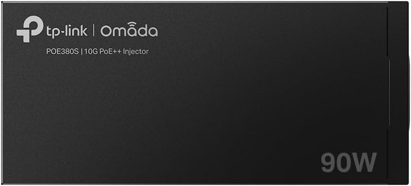 TP-Link TL-POE380S Omada PoE++ Injector Adapter with Plug & Play Easy