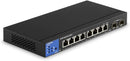 Linksys LGS310MPC-EU 8-Port Managed Gigabit PoE+ Switch with 2 x 1G SFP Uplinks 110W TAA Compliant (5 year)