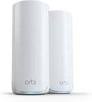 NETGEAR Orbi RBE772 BE11000 Tri-Band Mesh WiFi 7 System (2件裝)