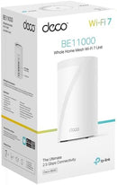 TP-Link Deco BE65 BE11000 Tri Band Whole Home Mesh WiFi 7 System (1件裝)