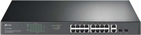 TP-Link TL-SG1218MP 18 Port Gigabit Rackmount PoE Switch with 16 PoE+ (250W)