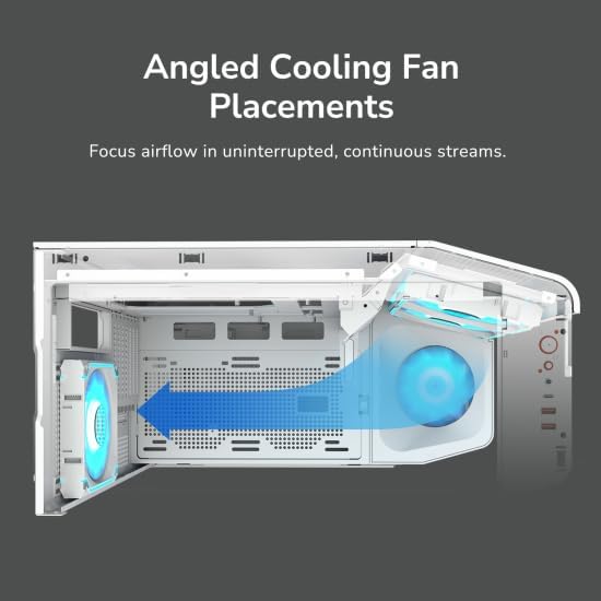 Cougar FV270 White 白色 Tempered Glass Mid Tower E-ATX Case