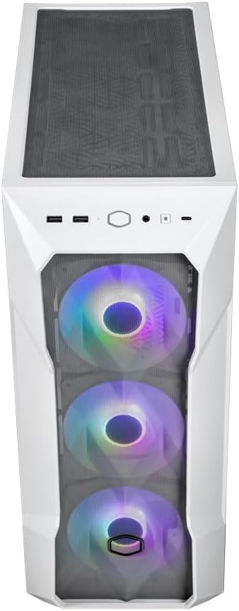 Cooler Master MasterBox TD500 V2 Mesh White 白色 ARGB Tempered Glass ATX Case TD500V2-WGNN-STU