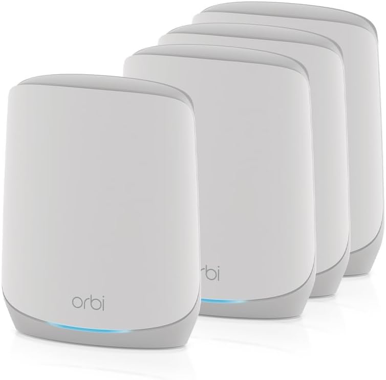 NETGEAR Orbi RBK764S AX5400 Whole Home Tri-Band Mesh WiFI 6 System (4件裝)