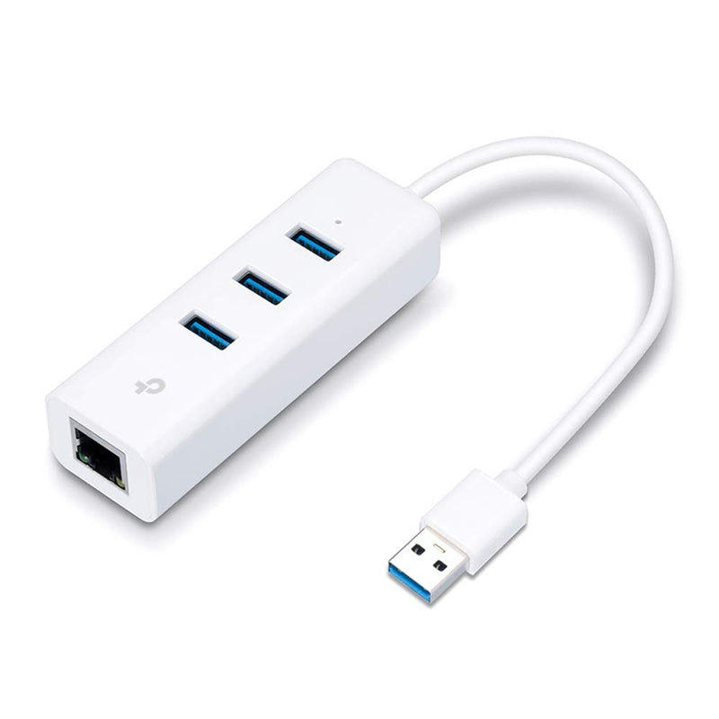 TP-Link UE330 USB 3.0 2-In-1 3 Ports Hub &amp; Gigabit Ethernet Adapter
