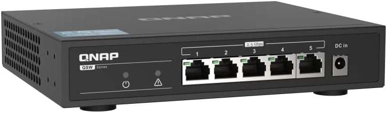 QNAP QSW-1105-5T 2.5GbE Unmanaged Switch