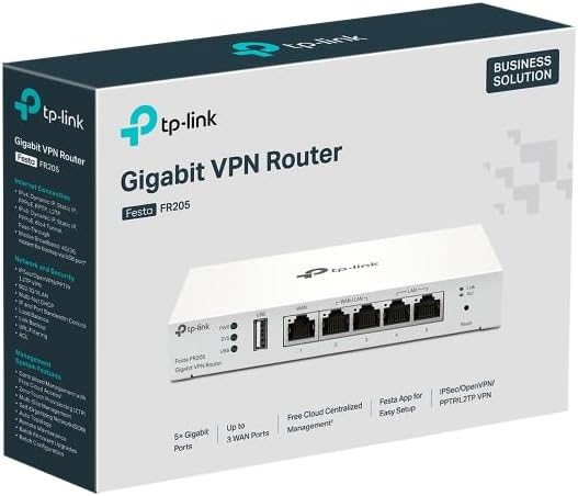 TP-Link Festa FR205 Gigabit VPN Router (TP-NE-FFR205)