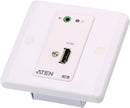 ATEN VE807 HDMI/Audio Cat 5 Extender w/ MK Wall Plate, One-gang, 1080p@40M, Supports 3D