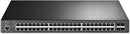 TP-Link Omada TL-SG3452XP JetStream 48 Port Gigabit And 4 Port 10GE SFP+ L2+ Managed Switch With 48-Port PoE+ (500W)