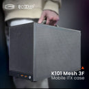 PCCOOLER K101 (黑色) Mesh Portable Desktop Mini-ITX Case