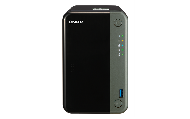 QNAP TS-253D-4G 2-Bay NAS (Intel Celeron J4125 2.0GHz Quad Core CPU, 4GB DDR4 SODIMM Ram)