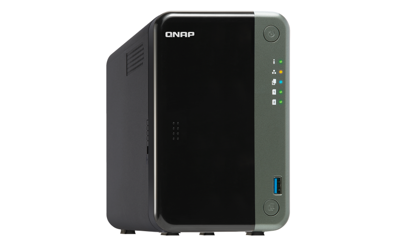 QNAP TS-253D-4G 2-Bay NAS (Intel Celeron J4125 2.0GHz Quad Core CPU, 4GB DDR4 SODIMM Ram)
