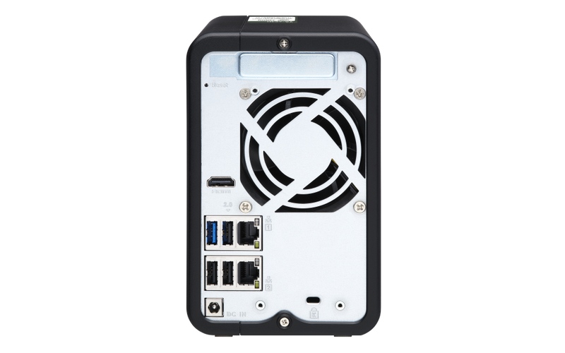 QNAP TS-253D-4G 2-Bay NAS (Intel Celeron J4125 2.0GHz Quad Core CPU, 4GB DDR4 SODIMM Ram)