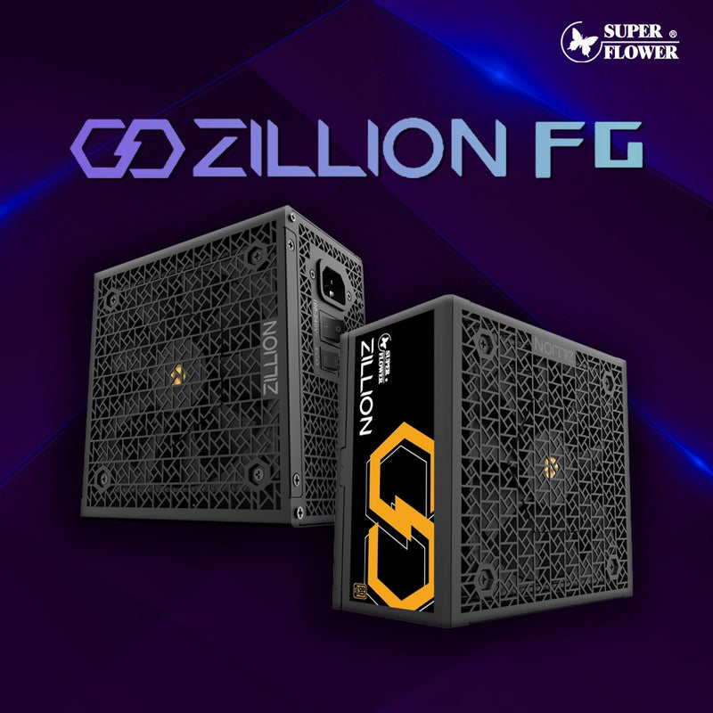 Super Flower Zillion FG Gold 1250W ATX 3.1 80 Plus 金牌認證全模組化 Full Modular Power Supply (SF-1250Z12FG) 7年保養