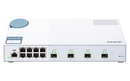 QNAP QSW-M408S 4 Ports 10GbE + 8 Ports 1GbE Layer 2 Managed Switch