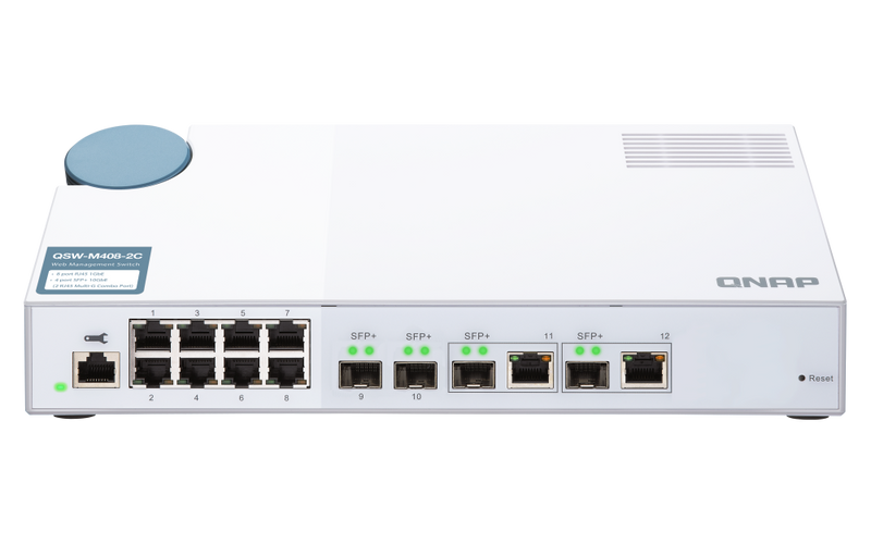 QNAP QSW-M408-2C L2 Web-Managed 10GbE Switch