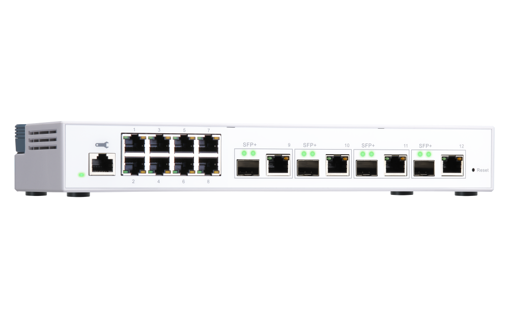QNAP QSW-M408-2C 10GbE L2 Webマネージドスイッチ QSW-M408-2C | Entry-level 10GbE Layer 2 Web Managed Switch