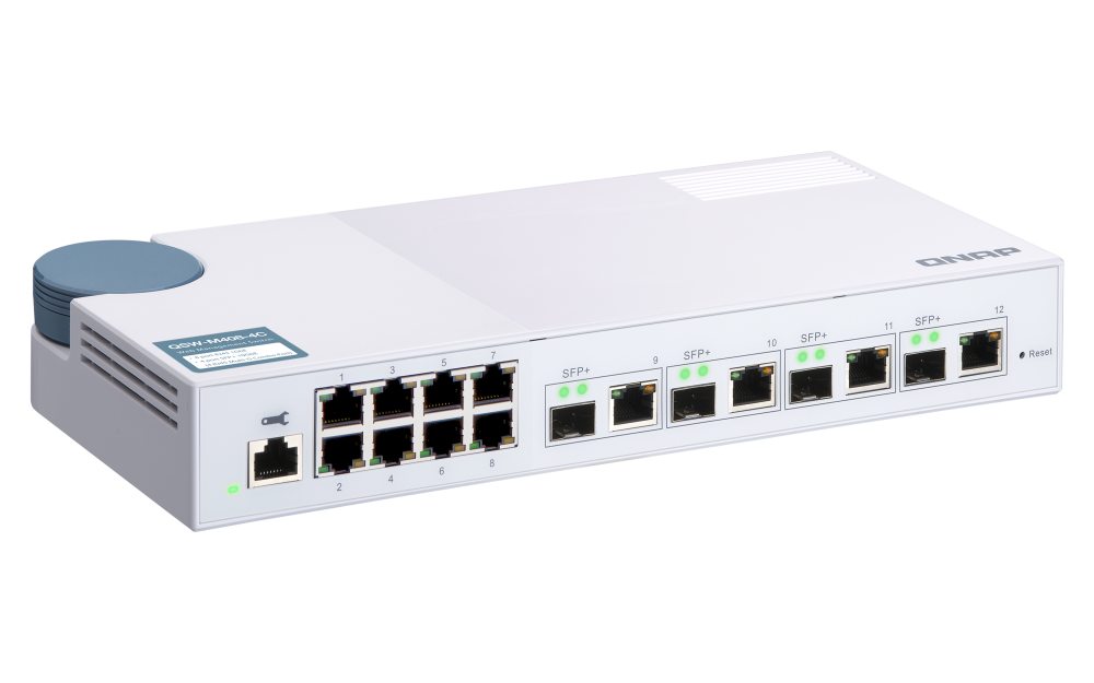 QNAP QSW-M408-4C L2 Web-Managed 10GbE Switch