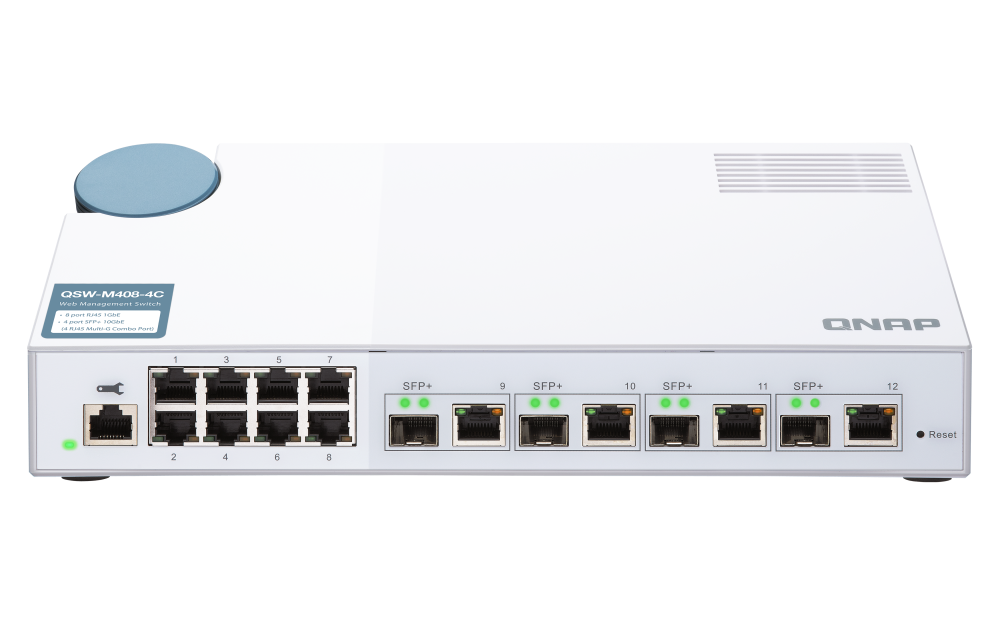 QNAP QSW-M408-4C L2 Web-Managed 10GbE Switch QNAP QSW-M408-4C L2 Web-Managed 10GbE Switch