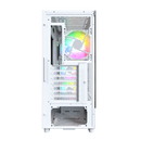 Montech X5 BK ATX Case (白色/White)(內置4把ARGB 風扇)