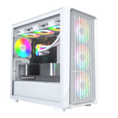 Montech X5M Micro-ATX Case (White/白色)(內置4把ARGB 風扇) CA-MX5MW