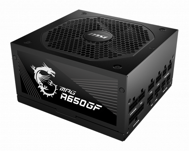 MSI 650W MPG A650GF 80Plus Gold Power Supply (PS-MPA65GF)