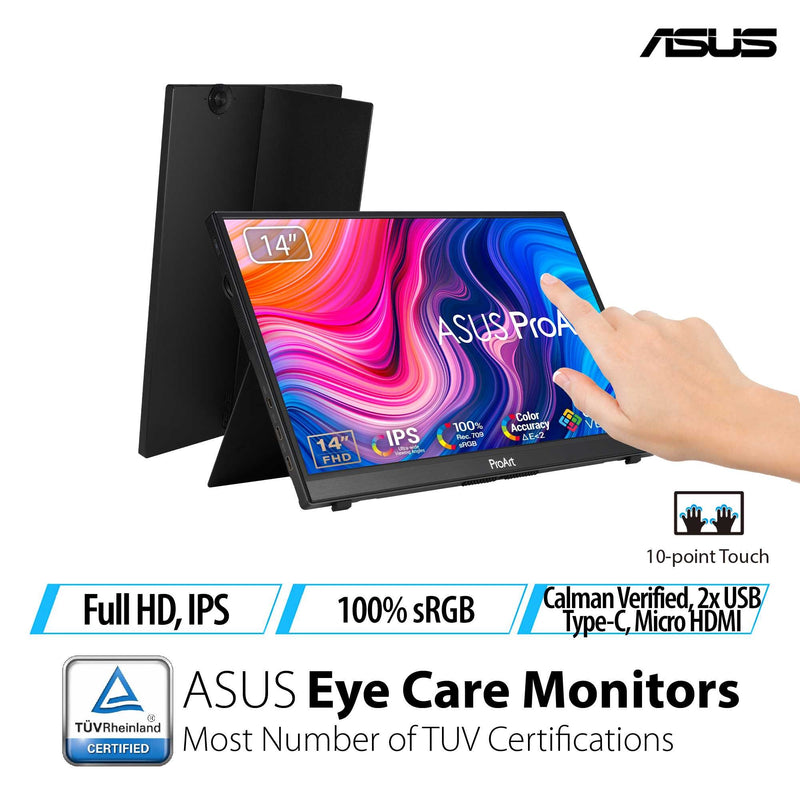 ASUS 14" ProArt Display PA148CTV Touch FHD IPS (16:9) 可攜式觸控螢幕