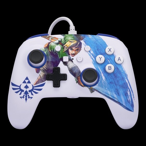 【電腦節搶購貨】PowerA NSW ENWIRED CONTROLLER ZELDA MASTER SWORD ATCK林克版 任天堂Switch有線遊戲機手掣 (GP-PECZMSA)