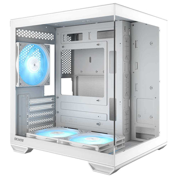 Okinos Mirage 4 White MATX Case (OKICC-MG4-MATXW)