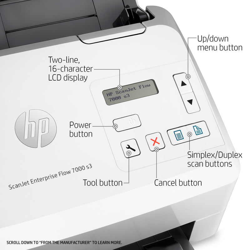 HP ScanJet Enterprise Flow 7000 s3 Sheet-feed Scanner -L2757A 