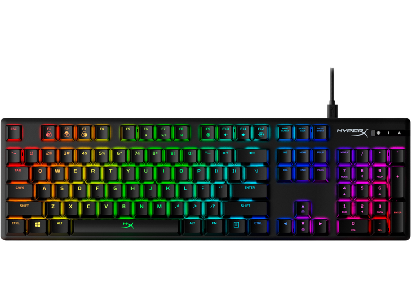 HyperX Alloy Origins Mechanical Gaming Keyboard (HyperX Aqua Switch) - 4P5N9AA