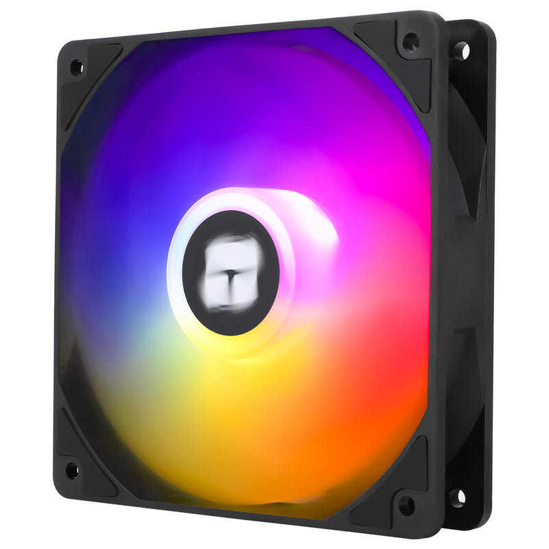 Thermalright TL-C12C-S Black Black 12CM PWM ARGB Case Fan TL-C12C-S-BK