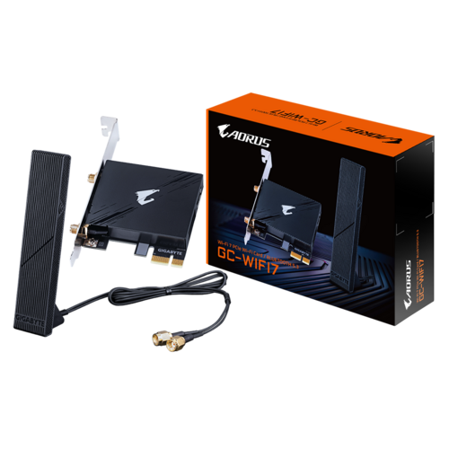 GIGABYTE GC-WIFI7 Wi-Fi 7 + Bluetooth 5.3 PCIe Expansion Card