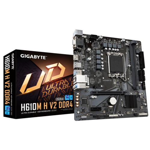 GIGABYTE H610M H V2 DDR4,LGA 1700 mATX Motherboard