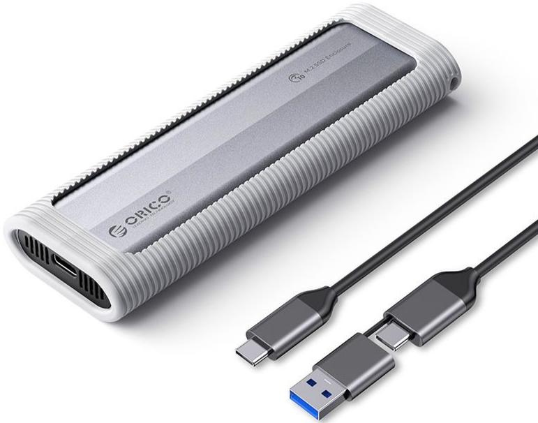ORICO Type-C Gen2 10Gbps M.2 NVMe SSD Enclosure AXM2-G2-V1-GY-BP 