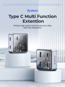 ORICO 4-Port Type-C Gen2 10Gbps Compact Zinc Alloy Hub XHJ4C-G2