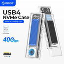 ORICO USB 4.0 Type-C NVMe M.2 SSD Enclosure 40Gbps Built in Cooling Fan [TCM2-U4]