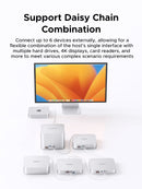 ORICO StudioLink 13-in-1 Docking Station with M.2 NVMe&NGFF & 3.5" Hard Drive Enclosure MC35M