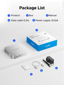 ORICO StudioLink 10-in-1 Docking Station with M.2 NVMe & NGFF & 2.5-inch Hard Drive Enclosure MC25M