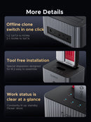 ORICO USB3.2 Type-C 10Gbps M.2 NVMe SSD & 2.5-inch / 3.5-inch HDD Docking Station IT28E-C