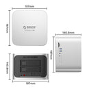 ORICO StudioLink 13-in-1 Docking Station with M.2 NVMe&NGFF & 3.5" Hard Drive Enclosure MC35M
