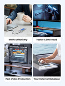 ORICO USB 4.0 Type-C NVMe M.2 SSD Enclosure 40Gbps Built in Cooling Fan [TCM2-U4]