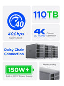 ORICO 5 Big DAS Solution Thunderbolt 3 40Gbps With150W Power Supply 9858T3